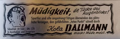 Müdigkeit, die Tücke des Augenblicks! - Kola Dallmann macht Müde mobil